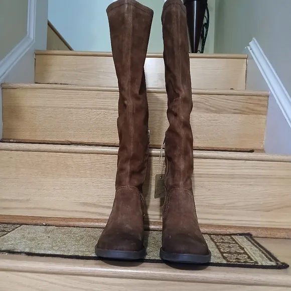 Born Britton Over The Knee Tall Leather Boots Size 6.5 for Women