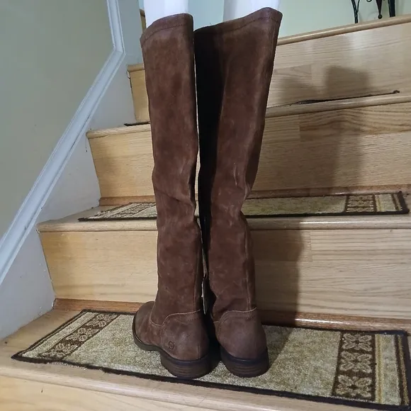 Born Britton Over The Knee Tall Leather Boots Size 6.5 for Women