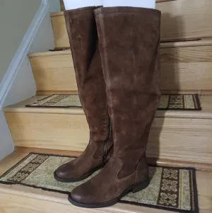 Born Britton Over The Knee Tall Leather Boots Size 6.5 for Women