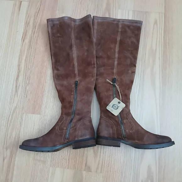 Born Britton Over The Knee Tall Leather Boots Size 6.5 for Women