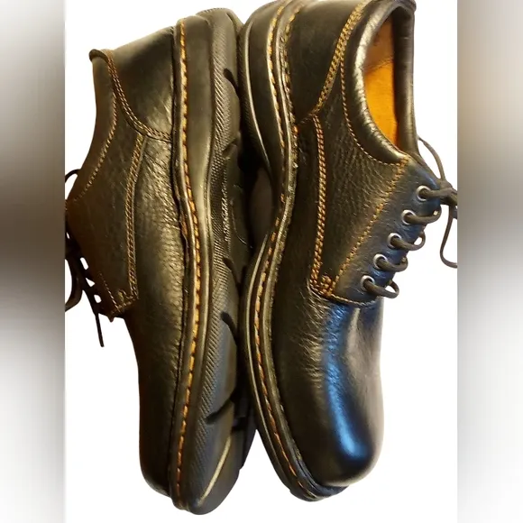 BORN-HAND STITCHED SHOES, NWOT, Pebble Leather Upper &amp; Linings, Size 10.5 M