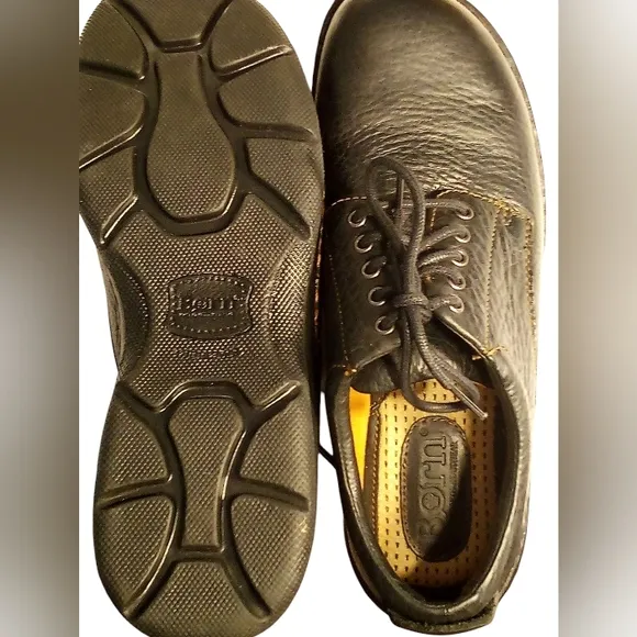 BORN-HAND STITCHED SHOES, NWOT, Pebble Leather Upper &amp; Linings, Size 10.5 M