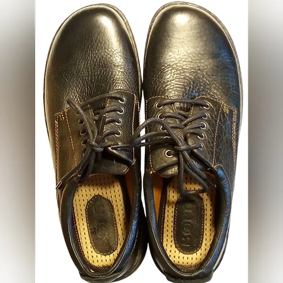 BORN-HAND STITCHED SHOES, NWOT, Pebble Leather Upper &amp; Linings, Size 10.5 M