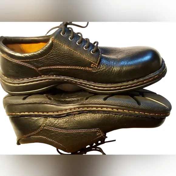 BORN-HAND STITCHED SHOES, NWOT, Pebble Leather Upper &amp; Linings, Size 10.5 M