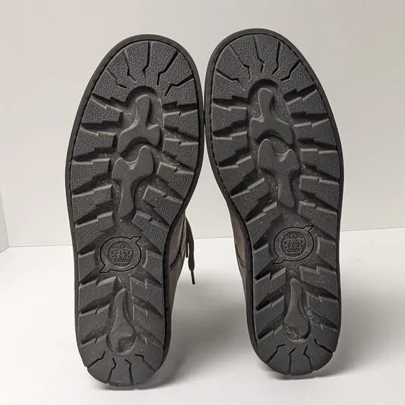 Born Sean Lace-Up Boots, Grey Leather, Men's 13 M