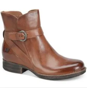 Born Women Mairead  Ankle Leather Moto Boots shoes sz 7