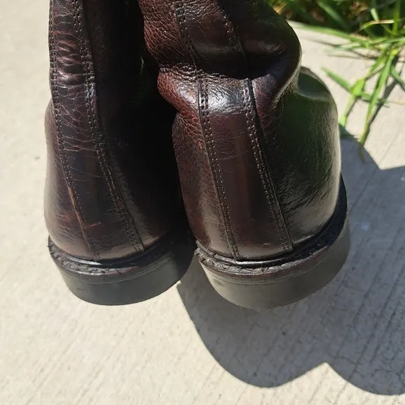Bostonian Men  combat boots Leather Size 11.5 brown
