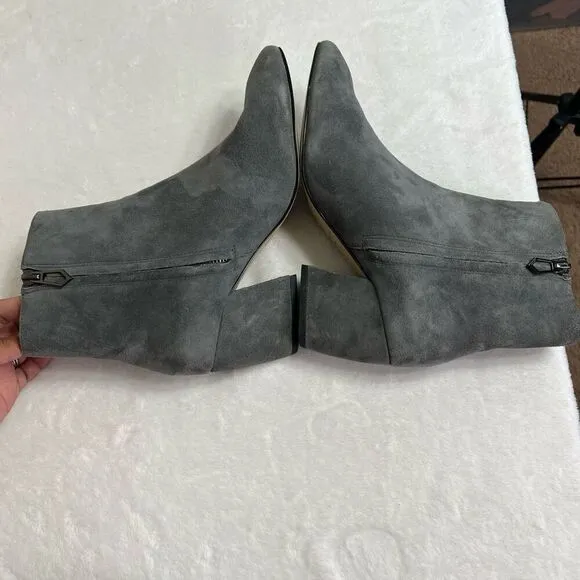 Botkier Gray Suede Sasha Ankle Boots  7 Women