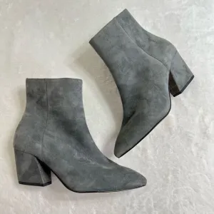 Botkier Gray Suede Sasha Ankle Boots  7 Women