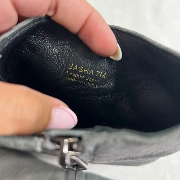 Botkier Gray Suede Sasha Ankle Boots  7 Women