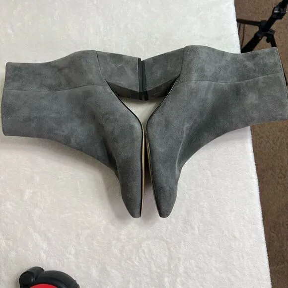 Botkier Gray Suede Sasha Ankle Boots  7 Women