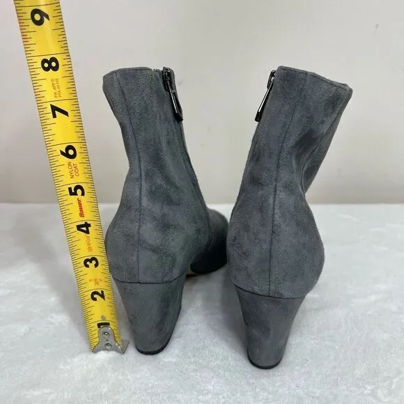 Botkier Gray Suede Sasha Ankle Boots  7 Women