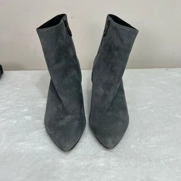 Botkier Gray Suede Sasha Ankle Boots  7 Women