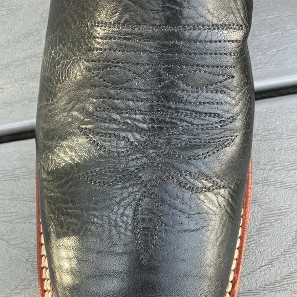 Boulet Women’s Cowboy/Western Leather Boots Black/White Size 7.5