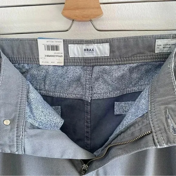 BRAX Feel Good Cooper Fancy Stretch Five Pocket Pants in Tritone Sz 40/34