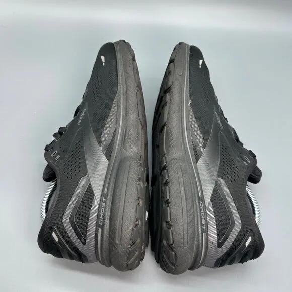 Brooks Ghost 15 Mens Size 9 Black Athletic Shoes Running Sneaker Lace Up Comfort