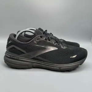 Brooks Ghost 15 Mens Size 9 Black Athletic Shoes Running Sneaker Lace Up Comfort