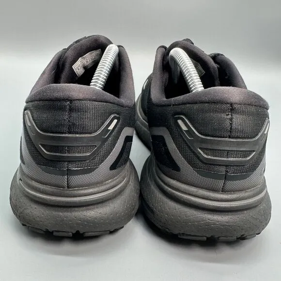 Brooks Ghost 15 Mens Size 9 Black Athletic Shoes Running Sneaker Lace Up Comfort