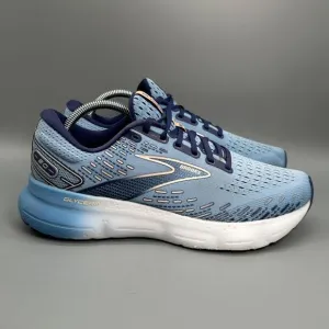 Brooks Glycerin 20 Womens 10 Light Blue Shoe Lace-Up Athletic Running Sneaker