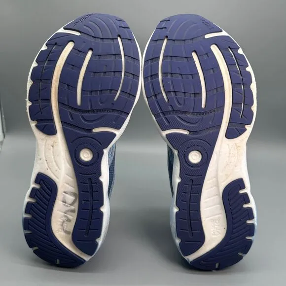 Brooks Glycerin 20 Womens 10 Light Blue Shoe Lace-Up Athletic Running Sneaker