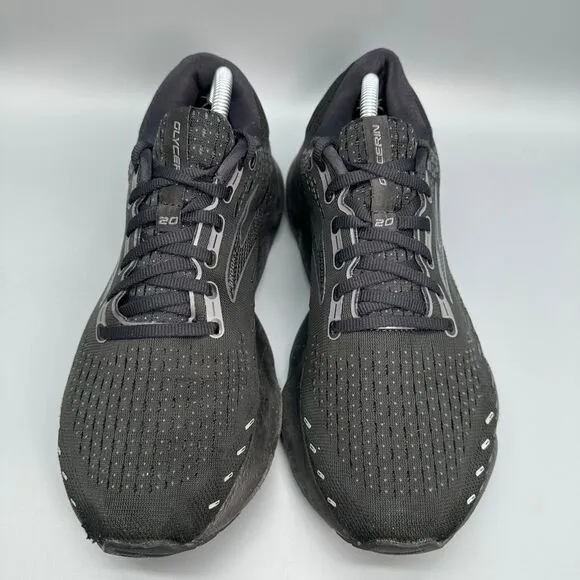 Brooks Glycerin GTS 20 Mens Size 10 Black Athletic Running Shoe Lace Up Sneakers