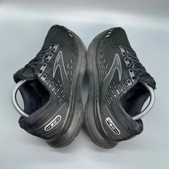 Brooks Glycerin GTS 20 Mens Size 10 Black Athletic Running Shoe Lace Up Sneakers