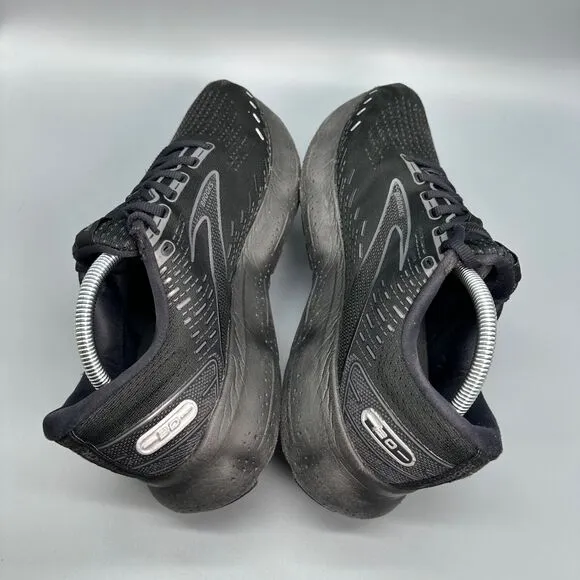 Brooks Glycerin GTS 20 Mens Size 10 Black Athletic Running Shoe Lace Up Sneakers