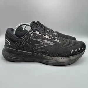 Brooks Glycerin GTS 20 Mens Size 10 Black Athletic Running Shoe Lace Up Sneakers