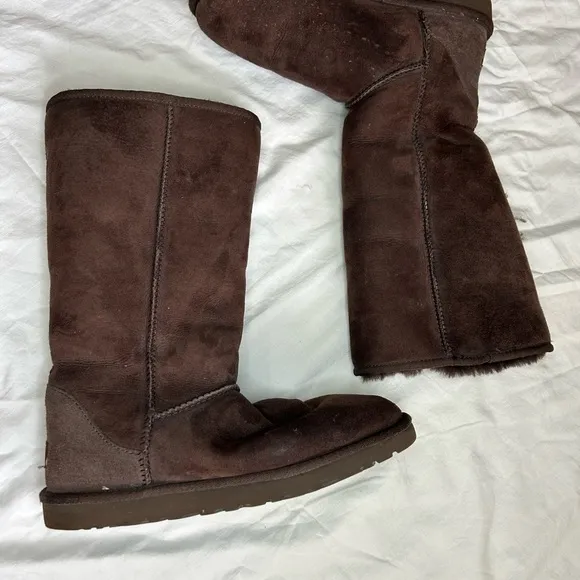 Brown Suede Boots