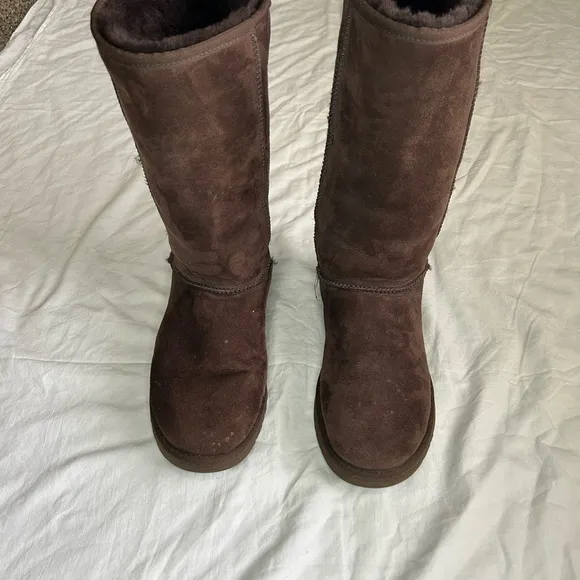 Brown Suede Boots