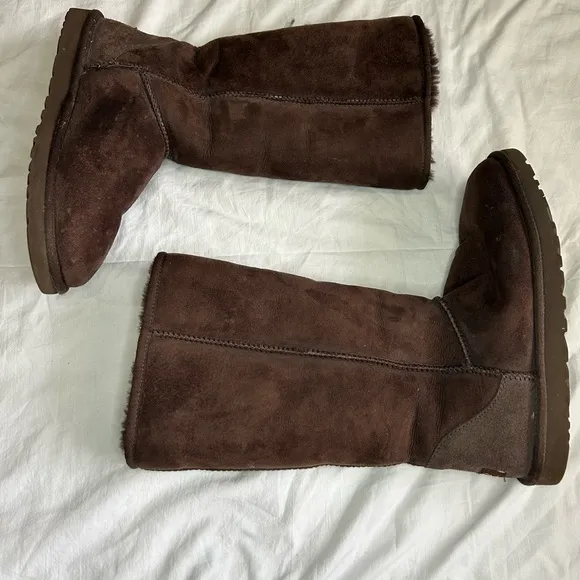 Brown Suede Boots