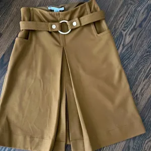 Brown/camel Dianne von Furstenberg skirt with belt size 4