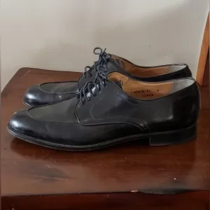 Bruno Magli  Loren Men's Black Leather Dress Shoes Made in Italy  Size 1…