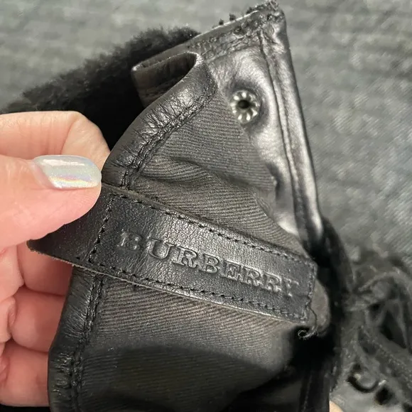 Burberry Check Fur Lined Rain/Winter Boots
