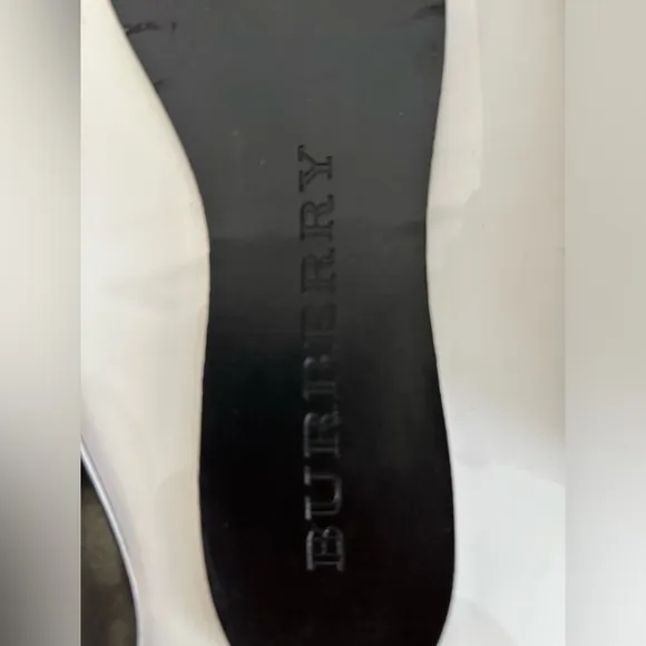 Burberry Unisex Rain Boots Men - Original Used - Rubber boots Black  Size US 7,5