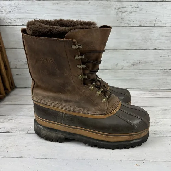 Cabela's Boots Insulated Winter Hunting Tagged Men's Size 9 *but looks like a 12