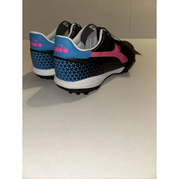 Calcetto‎ Diaspora GR LT TF, Black/Pink, Fluo/Cyan, Blue 10.5