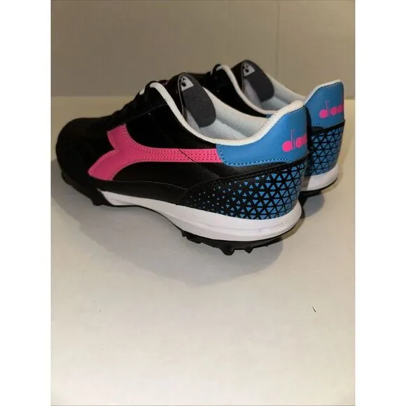 Calcetto‎ Diaspora GR LT TF, Black/Pink, Fluo/Cyan, Blue 10.5
