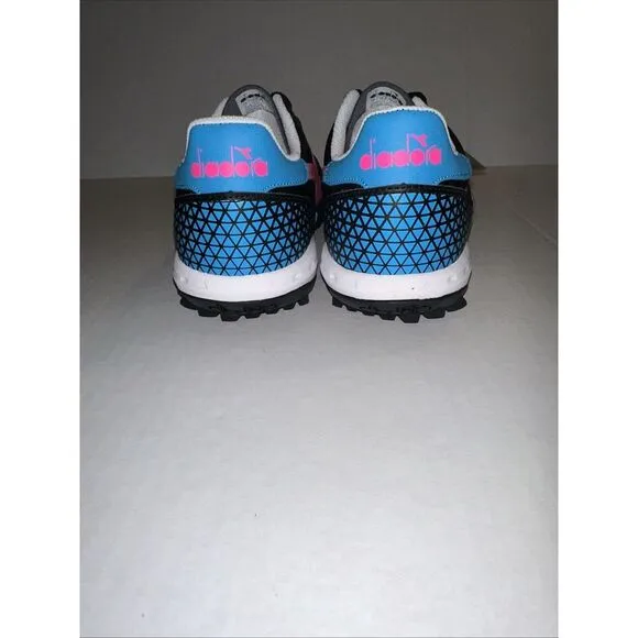 Calcetto‎ Diaspora GR LT TF, Black/Pink, Fluo/Cyan, Blue 10.5