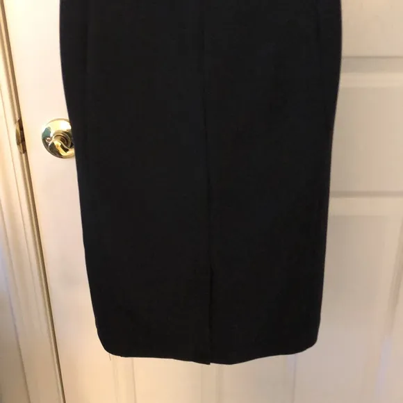 Calvin Klein Cold Shoulder Black V-Neck Dress
