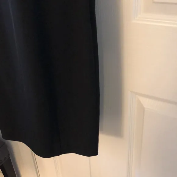 Calvin Klein Cold Shoulder Black V-Neck Dress
