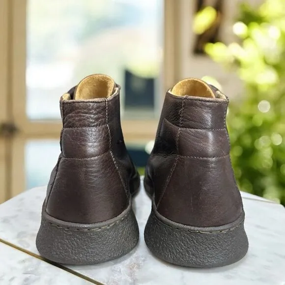 CAMPER Contact Earth Pebbled Leather 3-Eye Gum Sole Chukka Boot Men US 12 EU 45