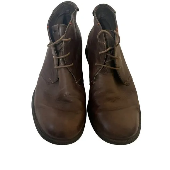 Camper MIL Chukka Lace Up Brown Leather Boots •Men 43 /US 10• 36587-016