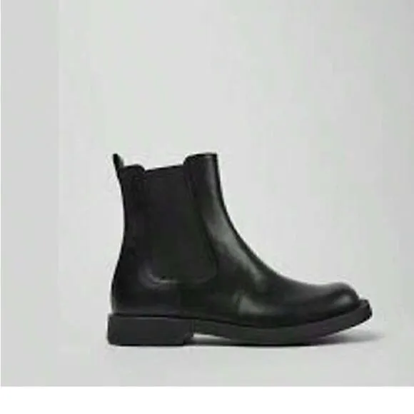 Camper MIL 1978 Black leather Chelsea boots for women