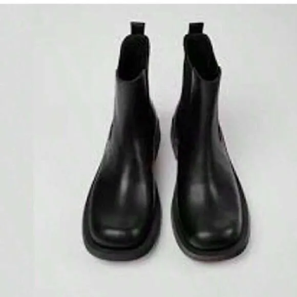 Camper MIL 1978 Black leather Chelsea boots for women