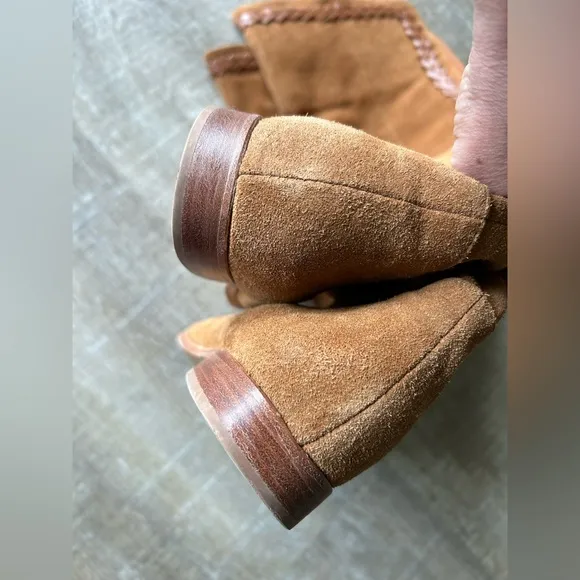 Candela Over The Knee High Riding Boots 9.5 Suede Leather Women Italy Brown boho