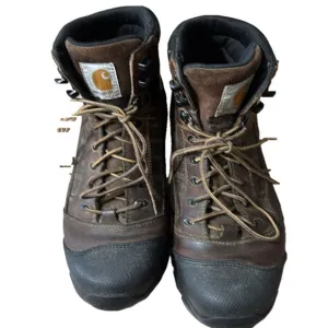 Carhartt Brown and Black Rugged Work Boots style CMH6076Size 8.5