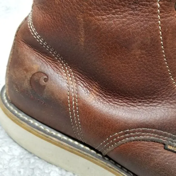Carhartt Men's 6&quot; Soft Toe Waterproof Wedge Boot CMW6175 -- Size 13