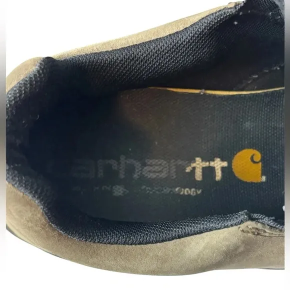 Carhartt Men’s Slip on Steel toe Work Shoes Brown Flex Lite Grip Size 10.5