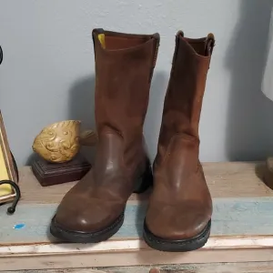 Caterpillar Brown Leather Boots Durable Workwear